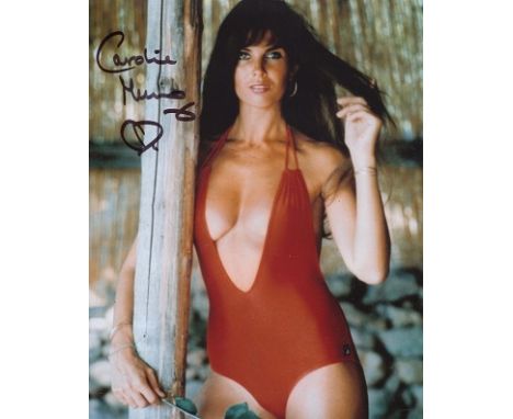 Caroline Munro: 8X10 Inch Photo Signed By Actress And Model Caroline Munro Good condition.  All items come with a Certificate