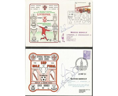 Liverpool 2 Signed First Day Covers By Phil Beorsma & Greame Souness Good condition.  All items come with a Certificate of Au