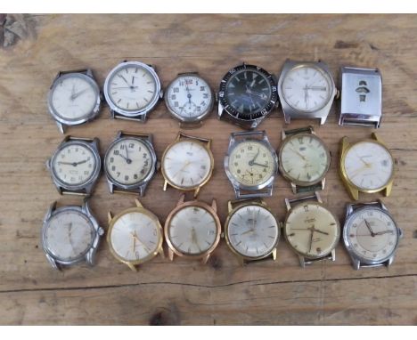 A group of 18 vintage wristwatches.P&P:-£16.00+VAT (uk only)