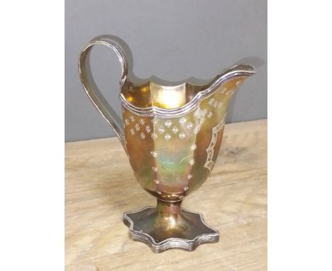 A Victorian silver helmet jug, Henry William Curry, London 1876, height 14.5cm, wt. 6ozt.  