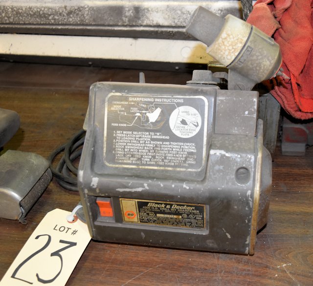 BLACK & DECKER Model 4300 H.D. Drill Bit Sharpener, S/N 05775