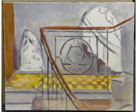 Guy Roddon (1919-2006)oil on canvas,Light Reflections,signed,46 x 55cm., unframed