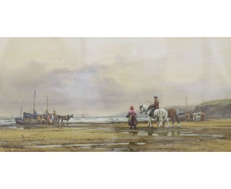 George Hamilton Constantine (1878-1967), watercolour, Fraserburgh, signed, 25 x 45.5cm.