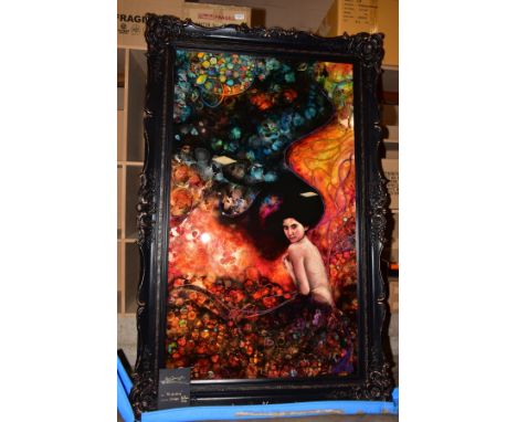 KERRY DARLINGTON (BRITISH 1974), 'XL Undine', a 3D portrait of a female figure, a Limited Edition No.38, signed bottom right 