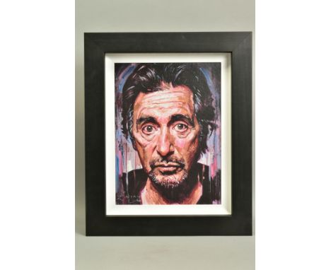ZINSKY (BRITISH CONTEMPORARY), 'AL Pacino II', a portrait of the film star, a Limited Edition print, 19/25, signed bottom lef