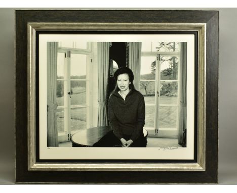 JOHN SWANNELL (BRITISH 1946), 'HRH The Princess Royal 2000 II', a giclee portrait of Princess Ann 1/10, signed to lower margi