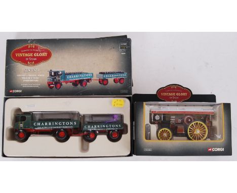Two original Corgi 'Vintage Glory Of Steam' collection boxed diecast models. Both models are In their original boxes, and app