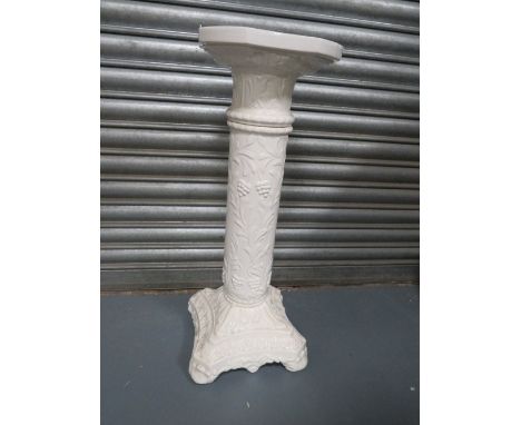 A ceramic jardinière stand 