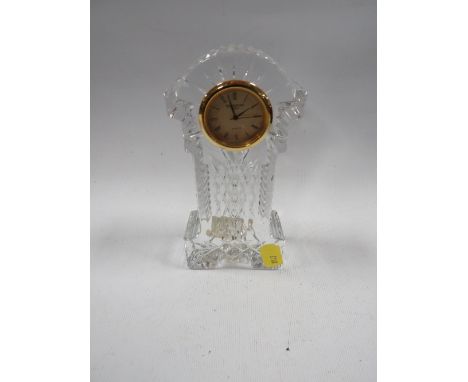 A Waterford crystal grandfather clock 