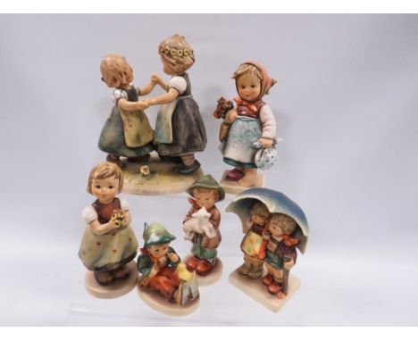 Six assorted Goebel Hummel figures 