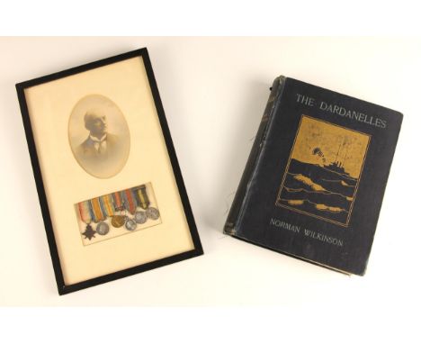 WORLD WAR I INTEREST: Six miniature medals to Lieutenant Colonel Edward Tenison-Collins, Royal Army Medical Corps, commanding