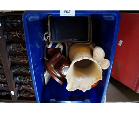 A mixed lot of assorted items to include Sylvac jug, assorted camera plates etc.