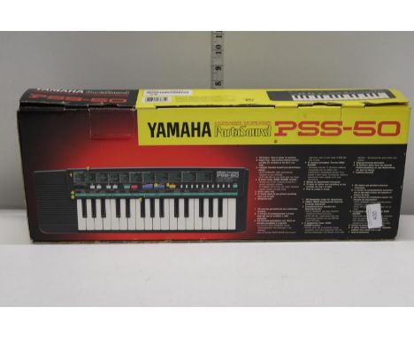 A boxed Casio keyboard 
