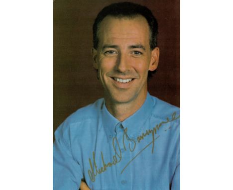 Michael Barrymore signed 6x4 colour photo. Barrymore, is an English actor, comedian and television presenter of game shows an