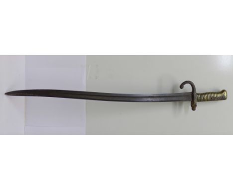 A French Chassepot 1866 model bayonet