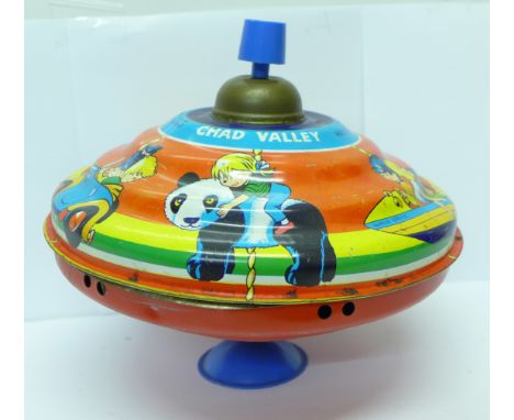 A Chad Valley spinning top