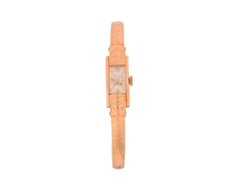 An 18ct gold Pallas lady's dress watch, featuring a hand-wound mechanical movement in a yellow gold 18ct case measuring 10mm 