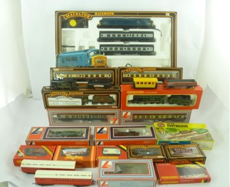 TWO LIMA MODELS 00 GAUGE LOCOMOTIVE, diesel locomotive D6506 and Tank engine 5574 2-6-2 and two Passenger Coaches are boxed. 