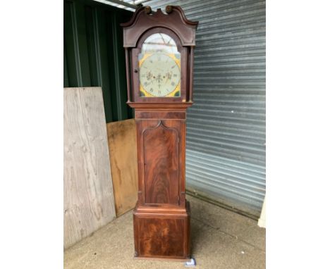 Mahogany Longcase Clock - Eastwood Burnley - Not Running 