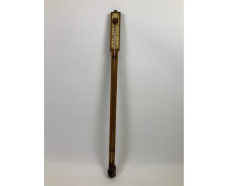 Oak Stick Barometer - J Mallet Barnstaple - 90cm 