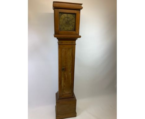 Longcase Clock with Brass Face - 230cm H 