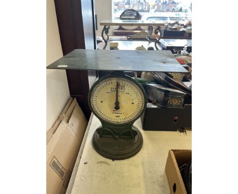 A set of old railway scales