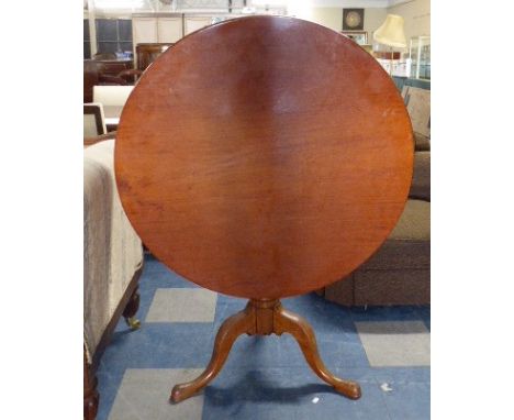 A Mid 19th Century Mahogany Snap Top Tripod Table, 90cm Diameter 