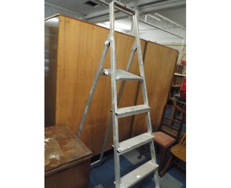 A Five Step Aluminium Step Ladder