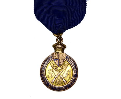 A Boer War tribute medal, to Private Ralph John Edleston Manchester Volunteers M.S.C. and Royal Army Medical Corps, in 9 cara