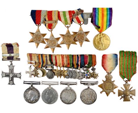 *The Military Cross group of medals to Captain Ralph Daniel Flunder, Canadian  Infantry and Cheshire Regiment: M.C., George V