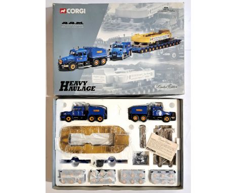 Corgi "Heavy Haulage", a boxed 1:50 scale 18002 Scammell Contractor x2, Nicolas Bogie Trailer &amp; Casting Load "Pickford's"