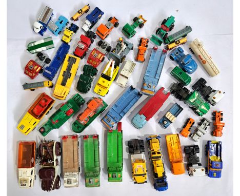 Matchbox, Lone Star, Britains, Dinky, Corgi and similar, a unboxed mainly Commercial group to include Matchbox Superkings K-7