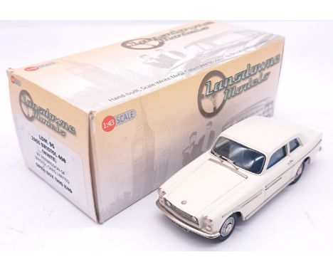 Lansdowne Models (Brooklin) a boxed 1:43 scale LDM95 1965 Bristol 408 in White. Condition appears generally Excellent to Near