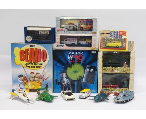 Corgi, Lledo&nbsp;&amp; similar, TV, Film &amp; Comic related, a boxed &amp; unboxed group.&nbsp; Includes Doctor Who, Last o