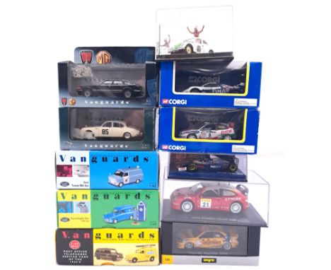 Minichamps, Saico, Corgi, Onyx and similar, a boxed group which includes motor racing/performance vehicles to include Minicha