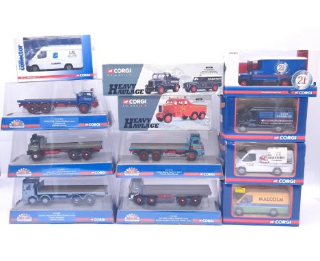 Corgi, a boxed 1:43 &amp; 1:50 scale commercial group comprising of Marques OF Distinction Series, Heavy Haulage Series and o