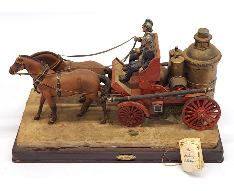 The Academy Collection Horse Drawn Fire Engine Hand Made Sculpture. &nbsp;Although unchecked for completeness condition gener