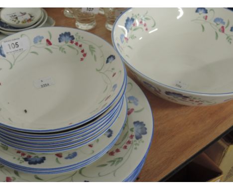 A Royal Doulton Expressions 'Windermere' part dinner service