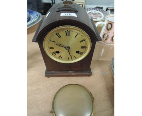 A vintage mantle clock