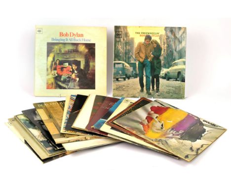 21 Bob Dylan LPS. Blood on the Tracks, Desire, Bringing it all Back Home, Highway 61 Revisited and more. Condition Report:  A