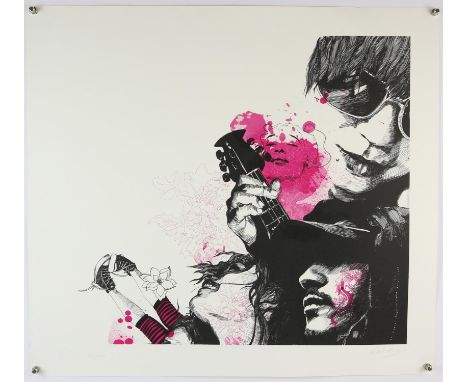 † After Gabriel Moreno for Little Art Book  Limited edition screenprint, numbered 92/105 and blindstamped lower left, signed 