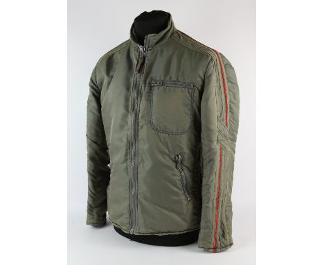 James Bond: French Connection light Khaki Jacket a replica jacket to the one used in Casino Royale by Sebastien Foucan in the