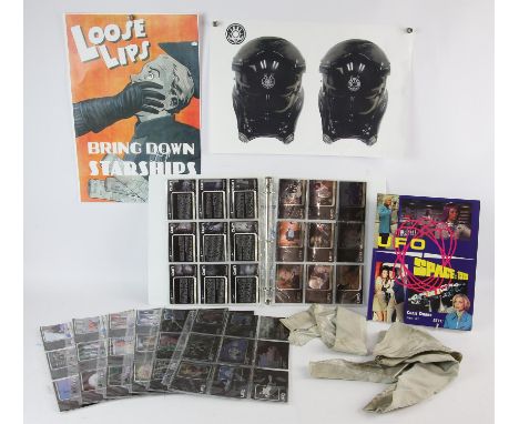 Sci-Fi Memorabilia  includes, Gerry Andersons UFO, Collectors Trading Cards, Cards Inc., 80+ cards, including one card signed