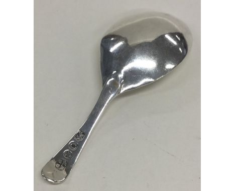 A Georgian OE pattern caddy spoon. London. By GS&amp;WF. Approx. 10 grams. Est. £25 - £35.