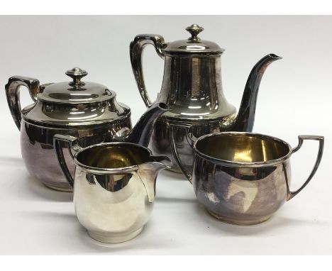 A good quality Elkingtons four piece tea service. Est. £15 - £20.