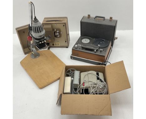 Kodascope Eight-500 projector, another projector, photographic enlarger etc