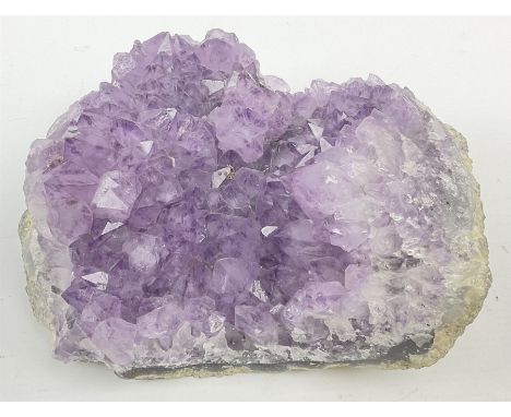 An Amethyst specimen, L21cm. 