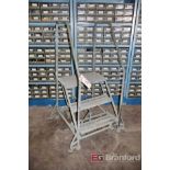 (1) 6-Step Castered Staircase, (1) 3-Step Castered Staircase