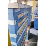 (2) Lista Workbenches, Wood Top w/ (2) 4-Drawer Lower Cabinets