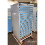 Lista 14-Drawer Small Parts Cabinet / Tool Box, Castered